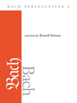 cover image of Bach Perspectives, Volume 1